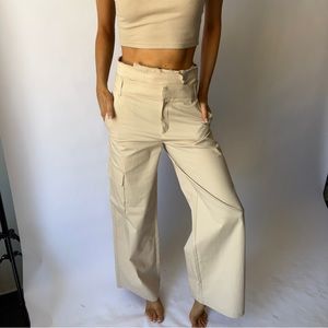 ZARA Tan Cargo Trousers (New with tags)